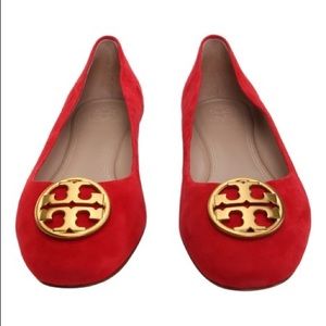 Tory Burch Chelsea Suede Flat
